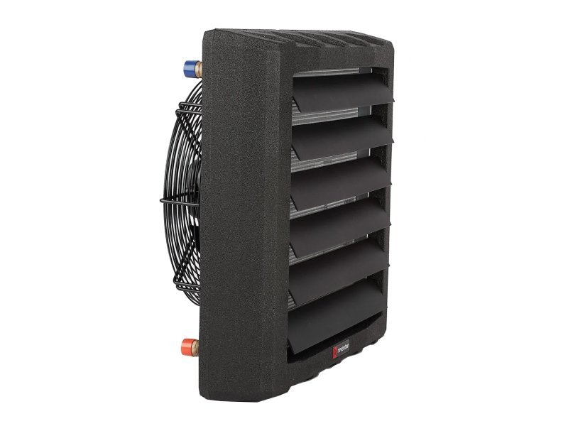 Nagrzewnica wodna Reventon HC80-3S moc 6,96 kW - 91,5 kW + uchwyt montażowy ścienny/sufitowy - obrazek 2
