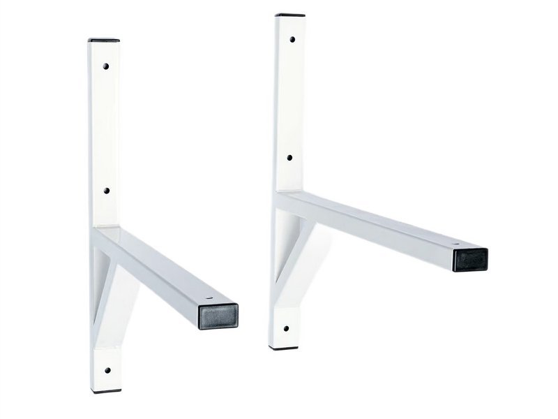 Wspornik ścienny spawany 600x50x30 mm (kpl. 2 szt.) pod agregat chłodniczy, chłodnicę, klimatyzację, pompę ciepła - obrazek 2