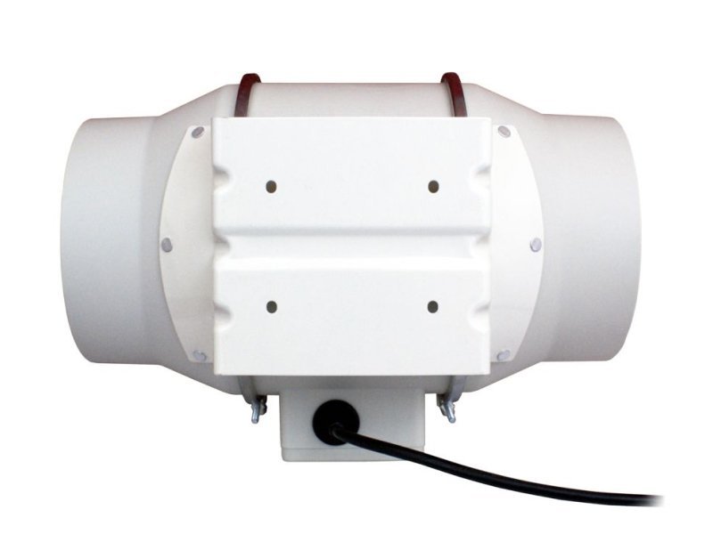 Wentylator kanałowy 150 mm (2-biegowy 530/410 m3/h) Ferono plastikowa obudowa - obrazek 4