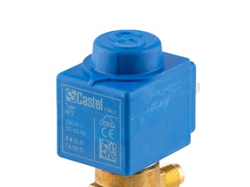 Zawór elektromagnetyczny Castel 1/4" skręcany z cewką 230V 1020/2A6 - obrazek 2